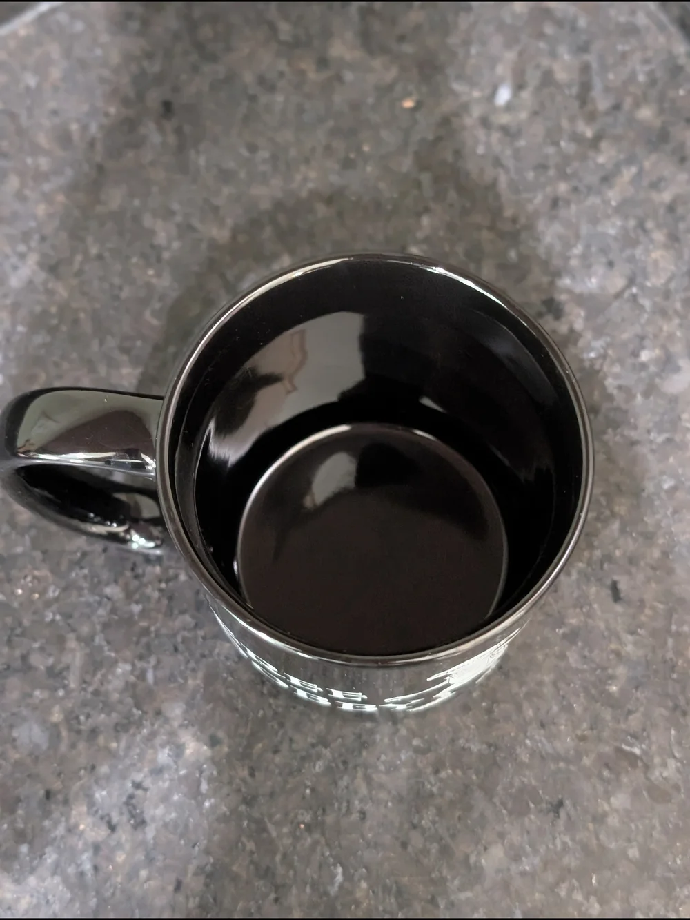 Free Dobby Black Ceramic Mug